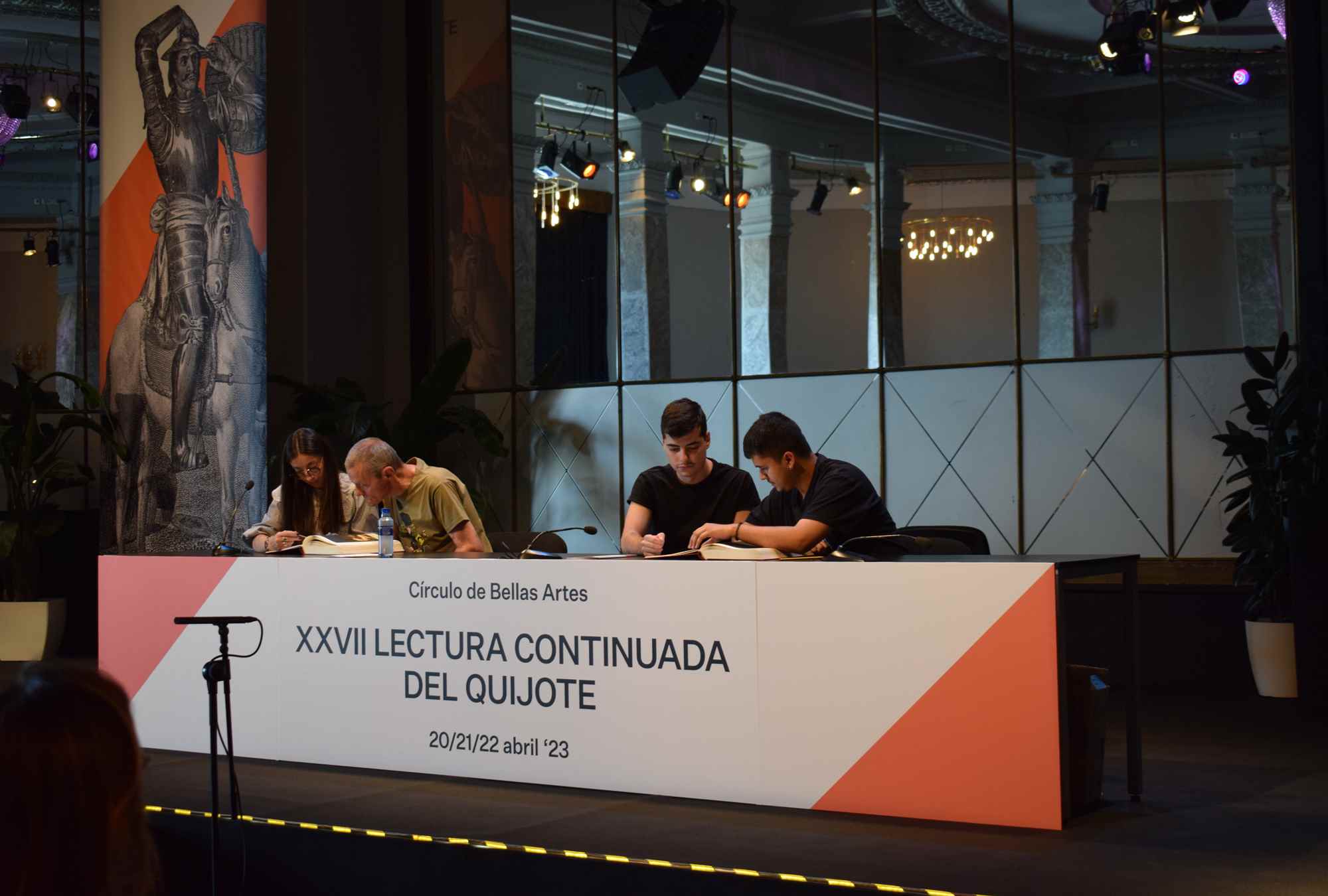 Participamos en la  XXVII Lectura continuada del Quijote 