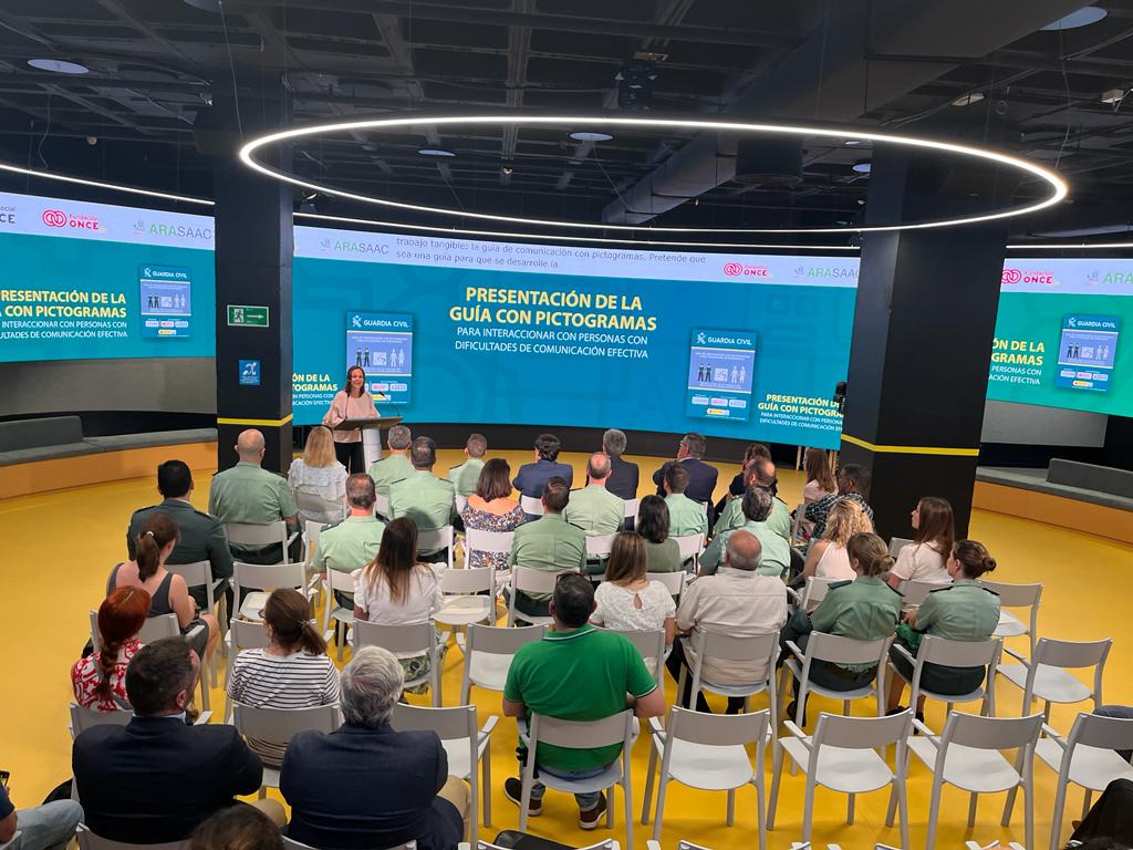 Presentación de la Guía con Pictogramas para situaciones de emergencia